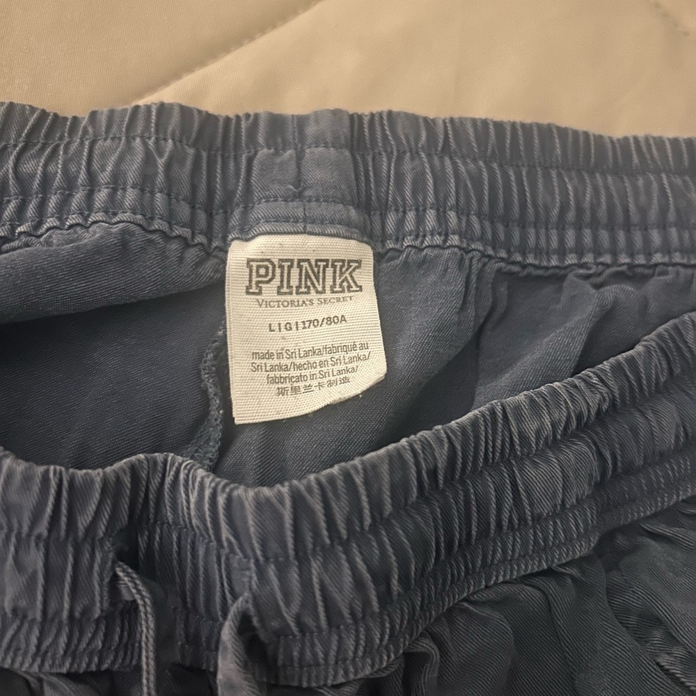 VS PINK Denim Style Flowy Pants - Picture 3 of 10